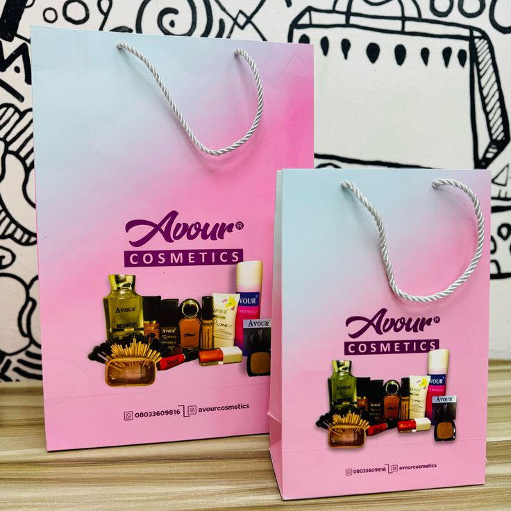 Branded bag close-up