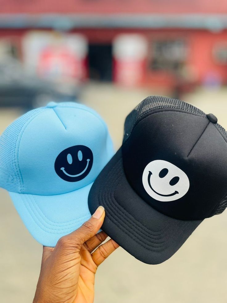 Corporate caps close-up