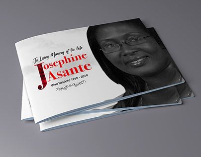 Professional memorial stationery