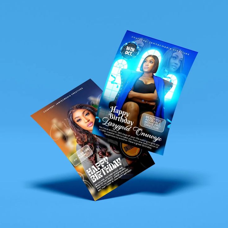 Flyer close-up showing print quality