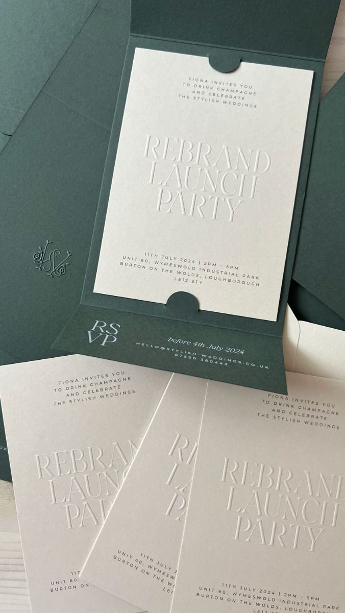 RSVP cards with invitations