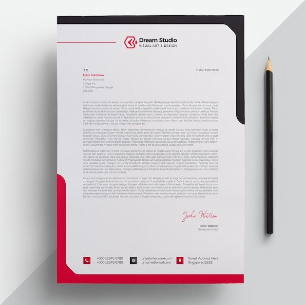 Corporate letterhead printing