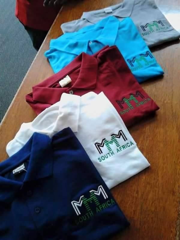 Promotional polo close-up