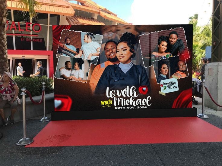 Wedding banners printing Lagos Nigeria, premium wedding banners with full-color printing and elegant event signage